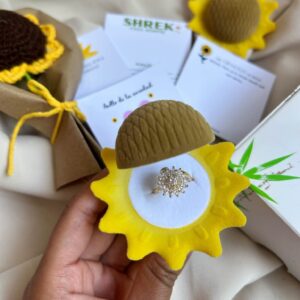 Anillo girasol giratorio (Caja girasol)