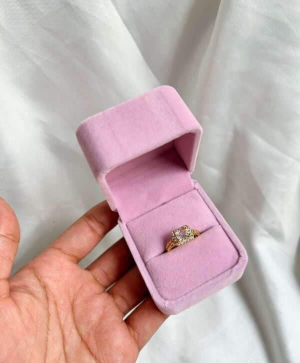 Anillo promesa con eslabones - Imagen 2