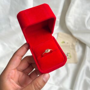 Anillo promesa circular
