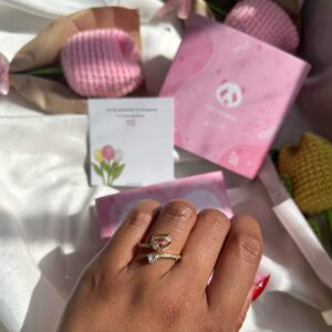 Anillo tulipán ajustable